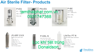 Lọc Khí Tiệt Trùng Donaldson | 0931747388