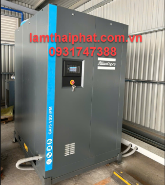 Máy nén khí Atlas Copco GA75 VSD iPM | Tiết kiệm điện 35% – 0931747388