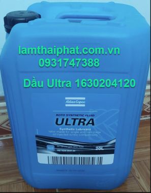 Dầu Ultra Atlas Copco 1630204120 | 6.000–8.000 Giờ Cho G, GA, GA VSD