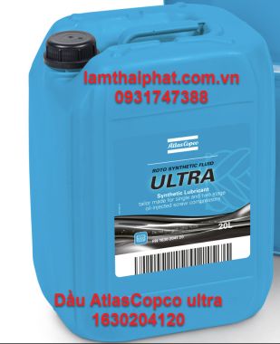 Dầu Ultra Atlas Copco 1630204120 | 6.000–8.000 Giờ Cho G, GA, GA VSD