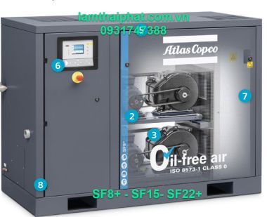 Máy Nén Khí SF8-SF11-SF15-SF22+ Atlas Copco | 0931747388