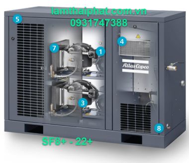 Máy Nén Khí SF8-SF11-SF15-SF22+ Atlas Copco | 0931747388