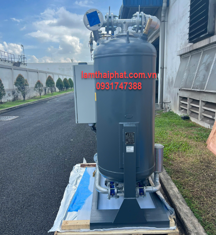 Máy sấy khí nén AD300+ mặt bên - Atlas copco