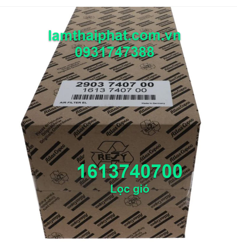 1613740700 Lọc gió máy nén khí Atlas copco