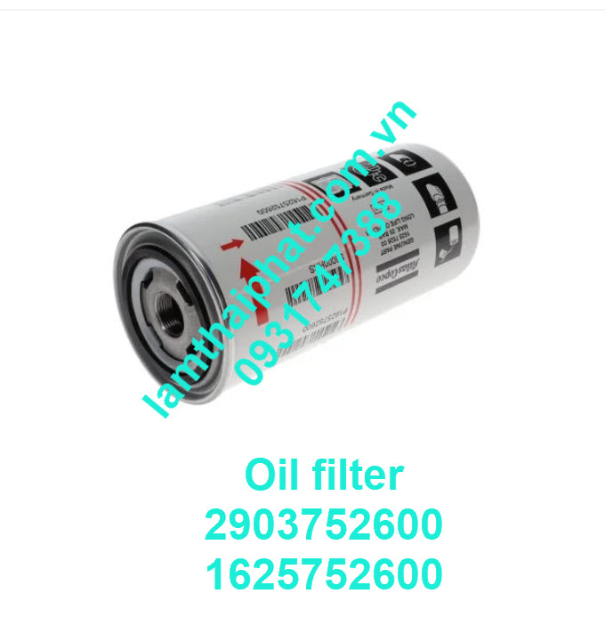 Lọc dầu Atlas Copco 1625752600/ 2903752600
