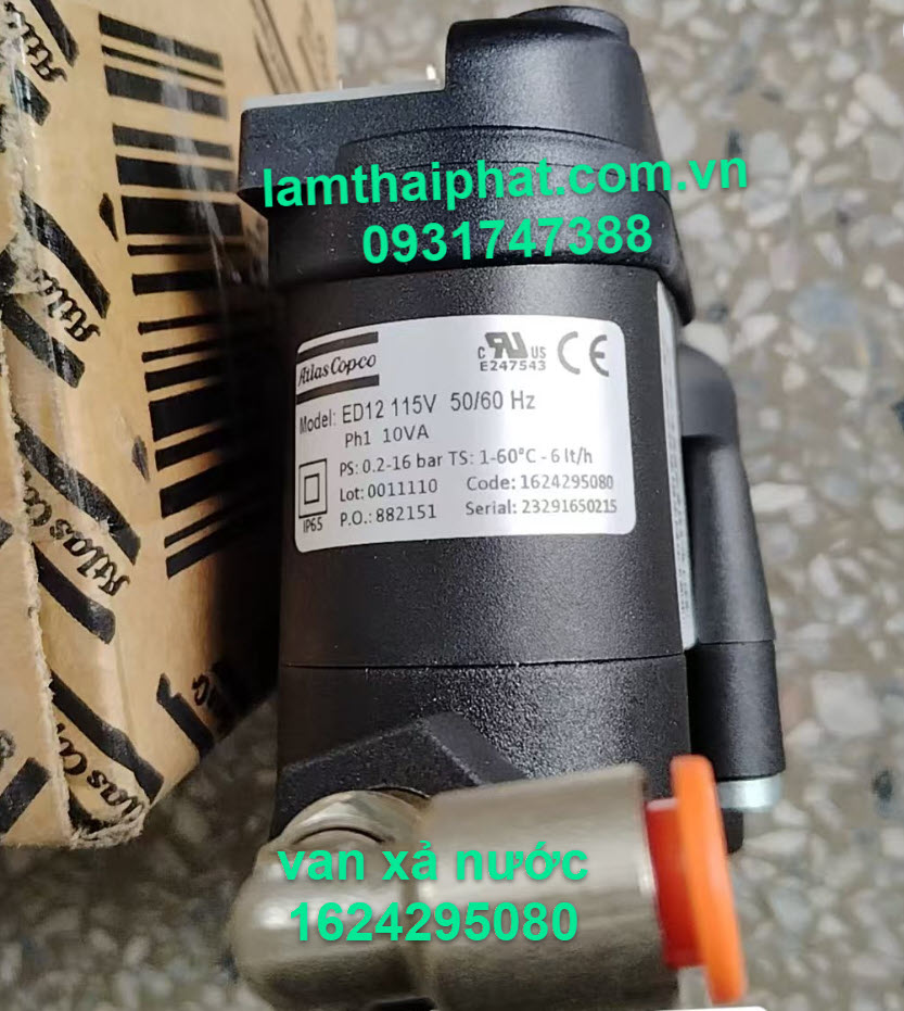 Van xả nước tự động Atlas Copco 1624295080