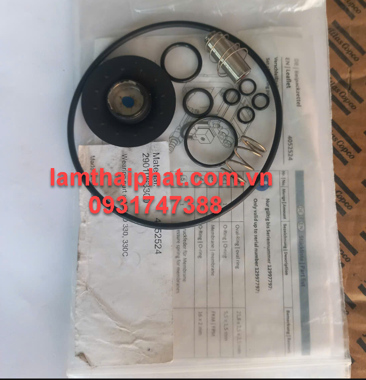 Bộ phụ tùng van xả nước EWD330 mã số 2901063320