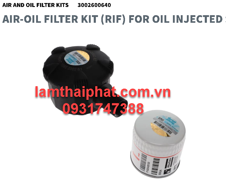 Air oil filter kit 3002600640 Atlas Copco