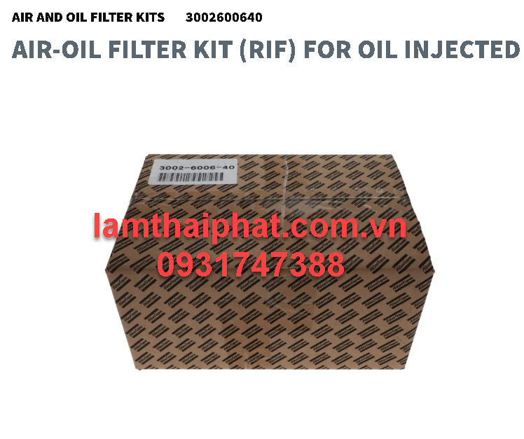 Bao bì Air oil filter kit 3002600640 Atlas Copco