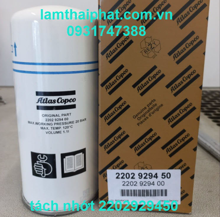 2202929450 tách dầu Atlas Copco