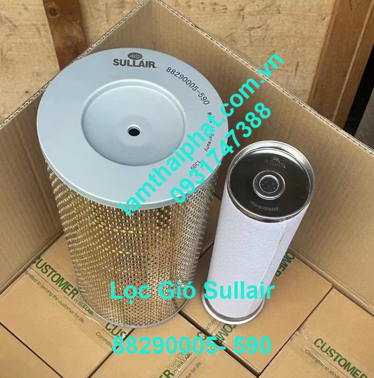 Lọc Gió, Lọc Tách Dầu, Dầu, Lọc Dầu máy nén khí Sullair | 0931747388
