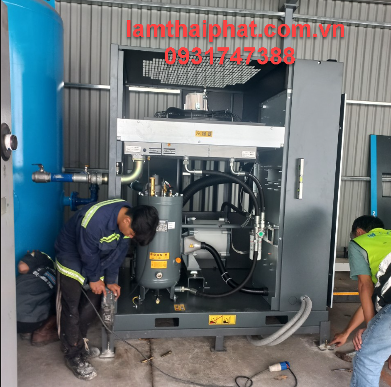 Cho thuê máy nén khí 75Kw 