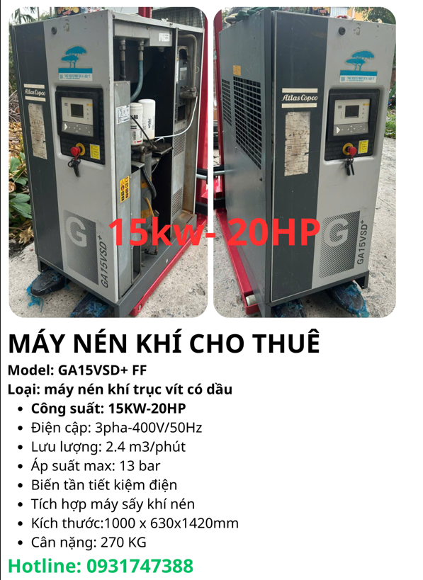 Máy nén khí 20HP