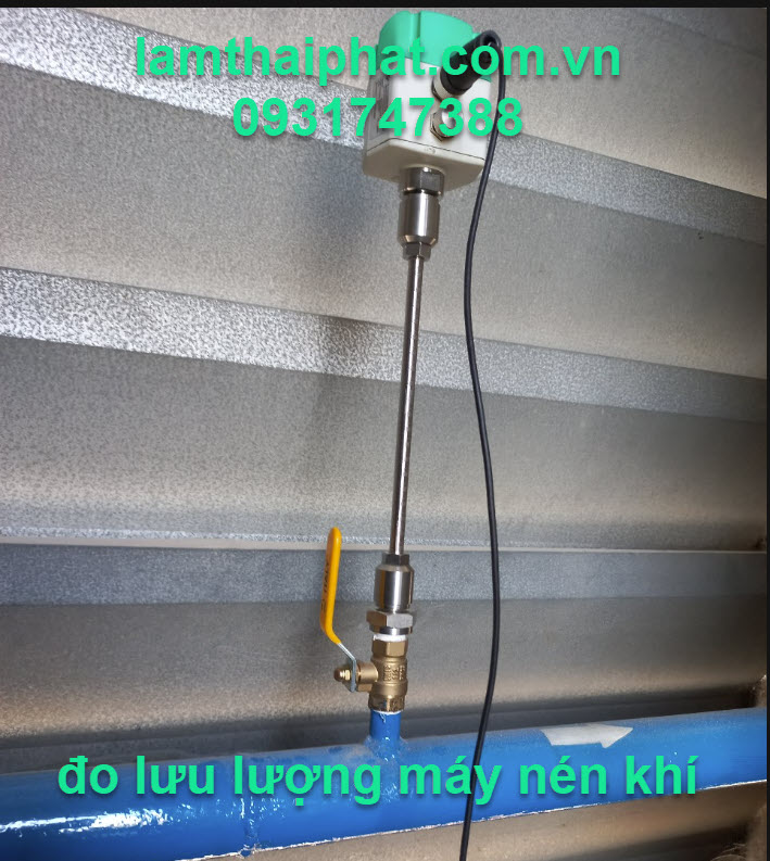 Lắp đặt thiết bị đo lưu lượng máy nén khí