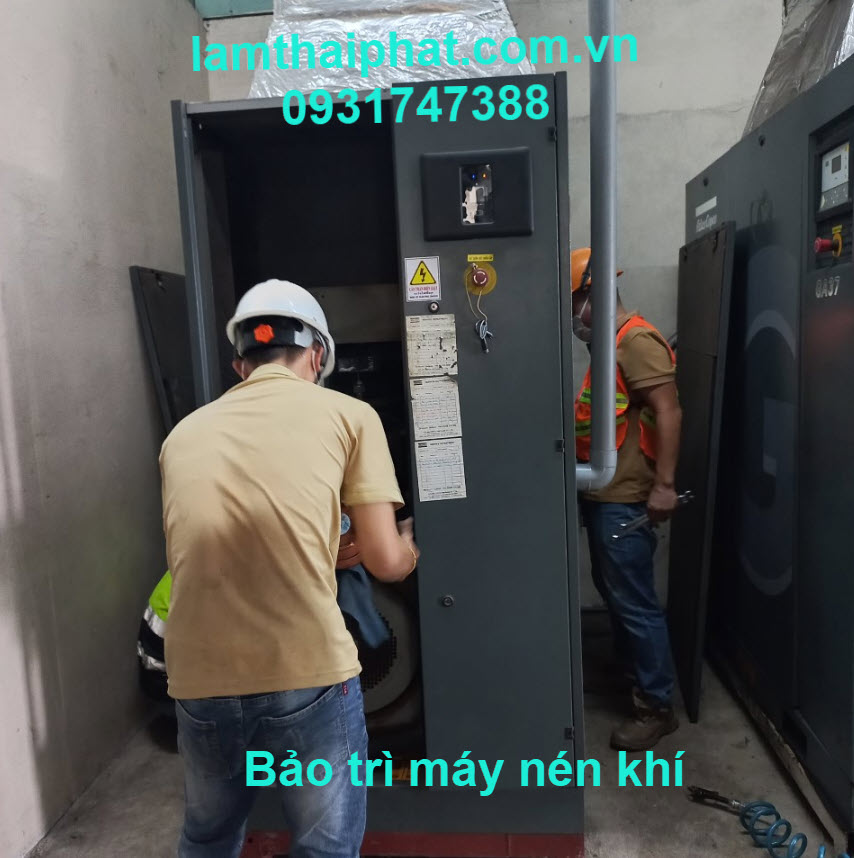 Lam Thái Phát thực hiện sửa chữa máy nén  khí tại Tiền Giang
