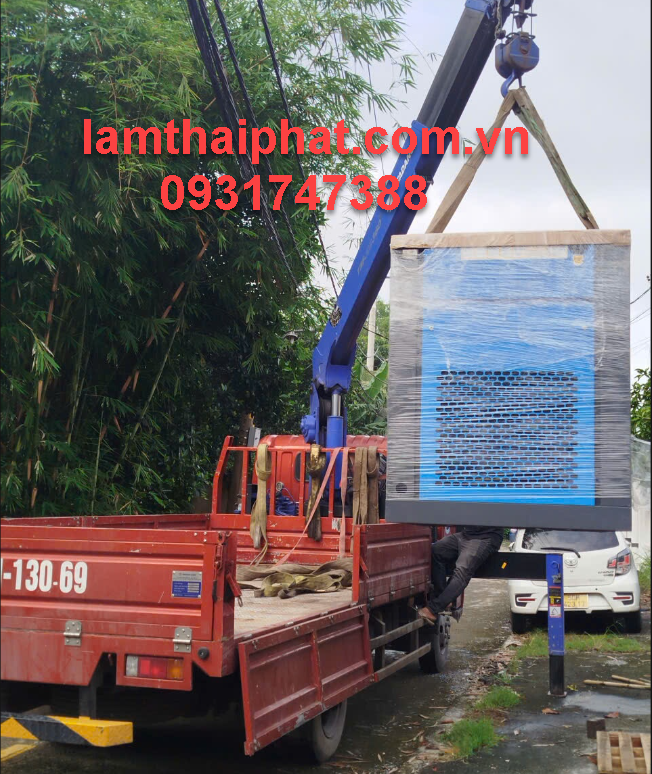 Lắp đặt máy nén khí cho thuê tại khách hàng