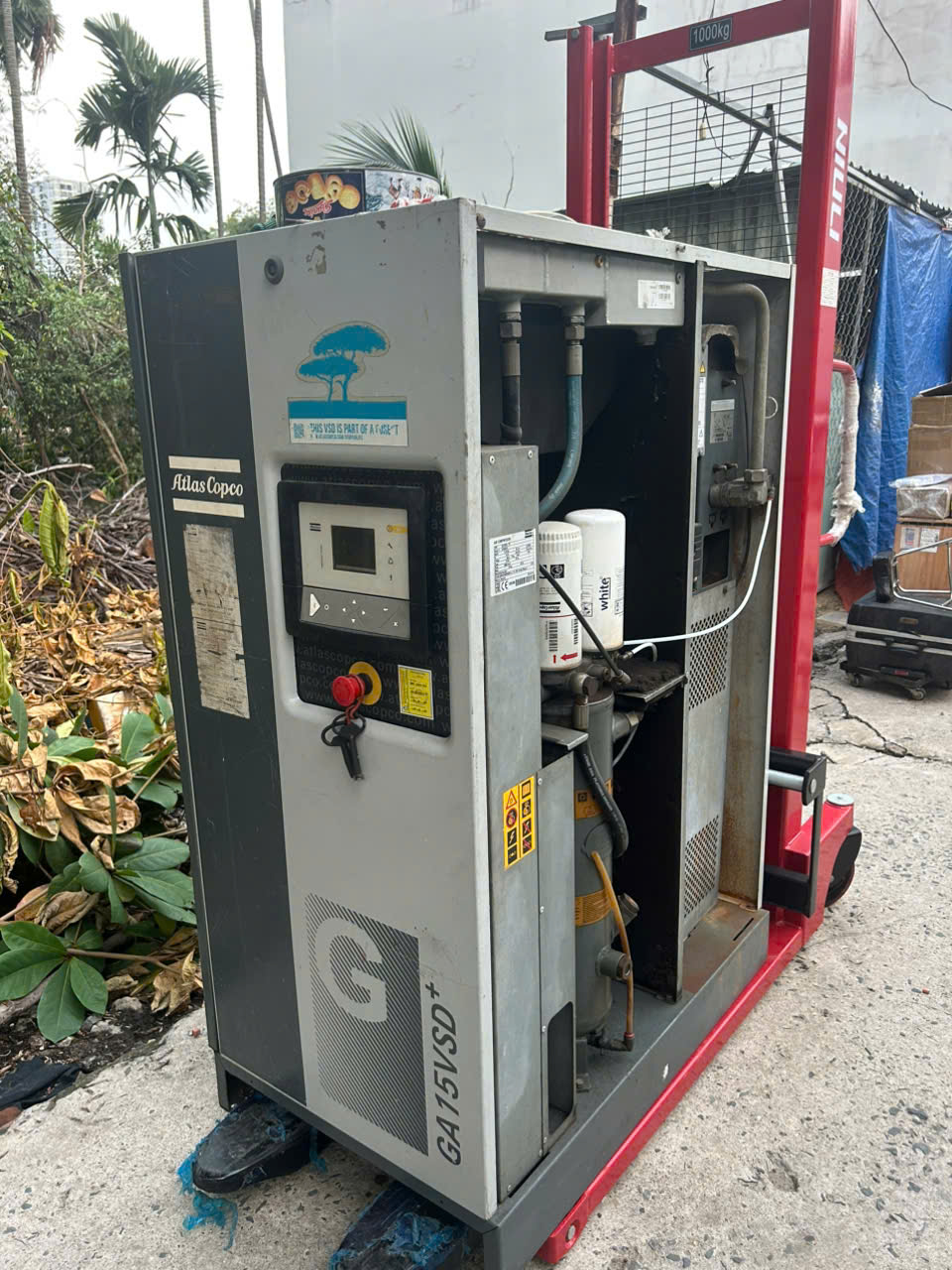Máy Nén Khí 20HP Biến Tần Cho Thuê | Tiết Kiệm Điện 20%- 0931747388