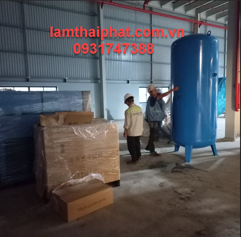 Lắp đặt hệ thống khí nén 10HP cho khách hàng