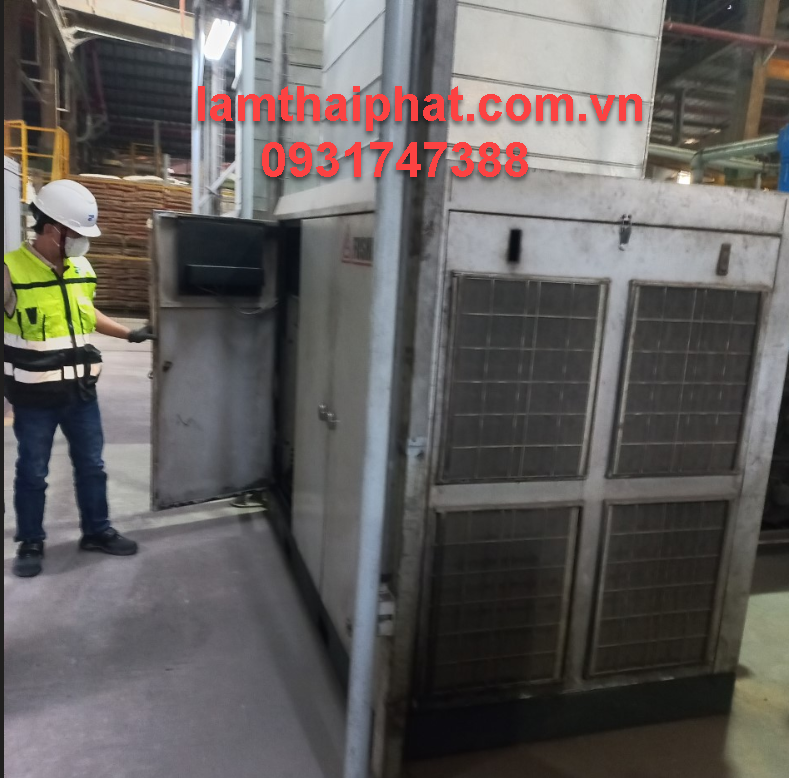 Bảo trì định kì máy nén khí trục vít 110 HP tại TPHCM